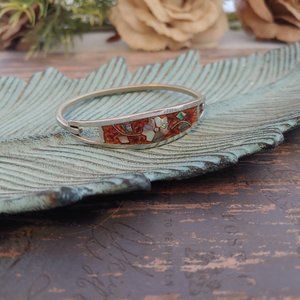 Vintage Silver Mexican Alpaca Cuff Bracelet